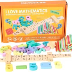 Joc educativ de clasificare cu betisoare si cifre, Matematica, 3 ani 02