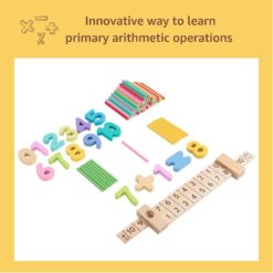 Joc educativ de clasificare cu betisoare si cifre, Matematica, 3 ani 02