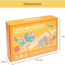 Joc educativ de clasificare cu betisoare si cifre, Matematica, 3 ani 02