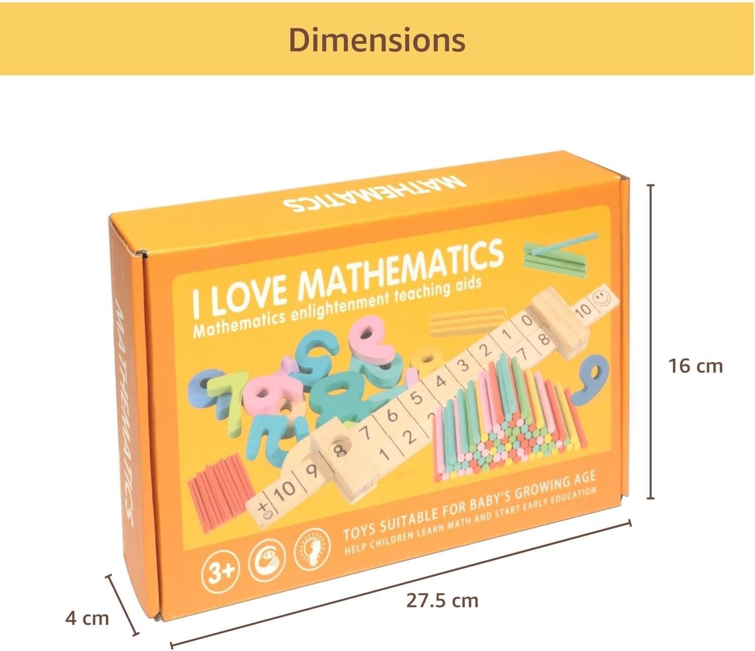 Joc educativ de clasificare cu betisoare si cifre, Matematica, 3 ani 02