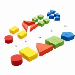 Joc matematica de tip Montessori, Fractiile, Partile Intregului 001
