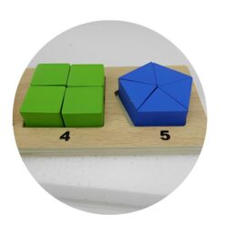 Joc matematica de tip Montessori, Fractiile, Partile Intregului 001