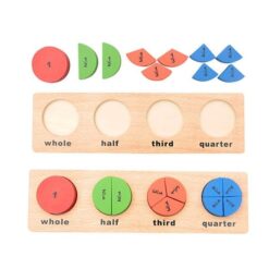 Joc matematica de tip Montessori, Fractiile, Partile Intregului 02