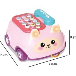 Joc multifuntional, Jucarie de tras si telefon cu sunete si lumini 01