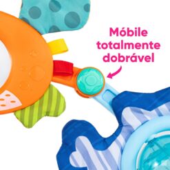 Jucarie bebe pentru carut si patut, Arcada ajustabila si pliabila, 0 luni+, Animale 07