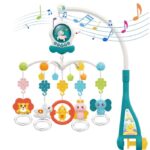 Jucarie bebe pentru patut, 0 luni+, Carusel muzical