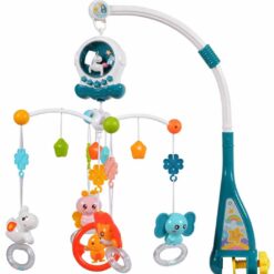 Jucarie bebe pentru patut, 0 luni+, Carusel muzical 01