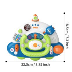 Jucarie interactiva 2 in 1 pentru bebelusi, Volan