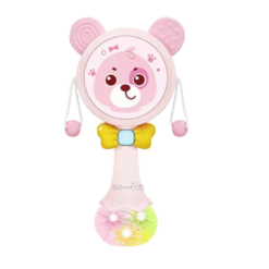 Jucarie interactiva pentru bebelusi,Zornăitoare, 12 luni+, Roz