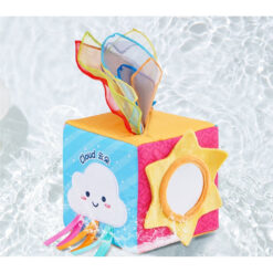 Jucarie senzoriala bebe, Cutia cu batiste, 6 luni+, Vremea 02