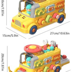 Masinuta interactiva cu activitati educative, 3 ani 01
