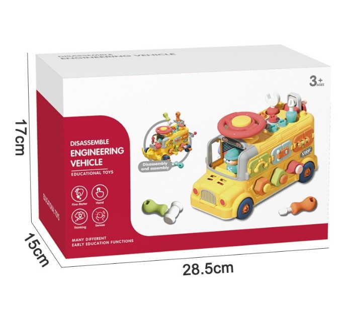 Masinuta interactiva cu activitati educative, 3 ani 01