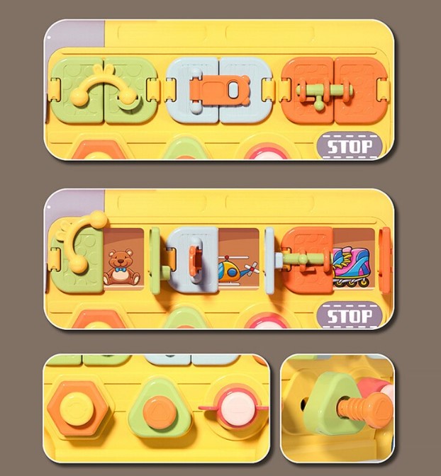 Masinuta interactiva cu activitati educative, 3 ani 01