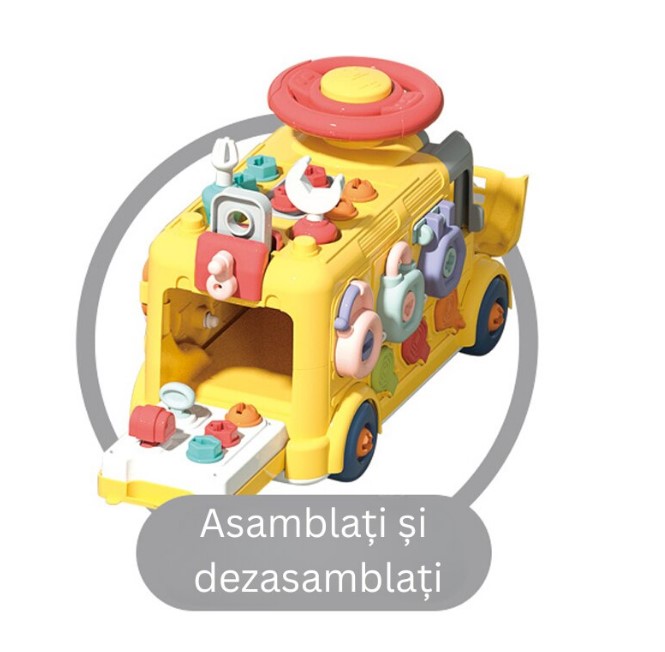 Masinuta interactiva cu activitati educative, 3 ani 01