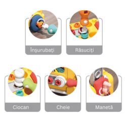 Masinuta interactiva cu activitati educative, 3 ani 01