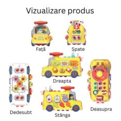 Masinuta interactiva cu activitati educative, 3 ani 01