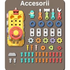 Masinuta interactiva cu activitati educative, 3 ani 01