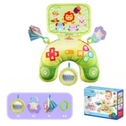 Perna burtica cu activitati pentru bebelusi, 0 luni+, Verde
