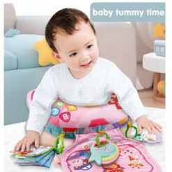 Perna burtica cu activitati pentru bebelusi, 0 luni+, Albastru 05