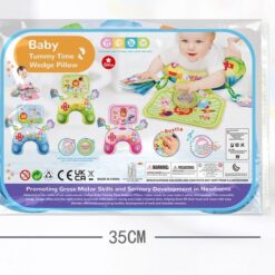 Perna burtica cu activitati pentru bebelusi, 0 luni+, Albastru 05
