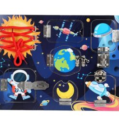 Placa cu activitati Montessori - Incuie Descuie, 3 ani, Cosmos 01