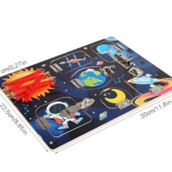 Placa cu activitati Montessori - Incuie Descuie, 3 ani, Cosmos 01