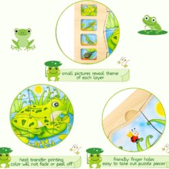 Puzzle Stratificat, Ciclul de viata, Broasca 01