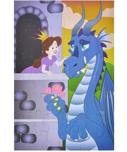 Puzzle de podea XL, 48 piese, Basme