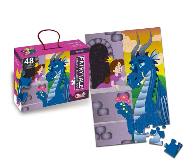 Puzzle de podea XL, 48 piese, Basme