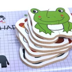 Puzzle duo animale salbatice, 13 modele, 2 piese 06