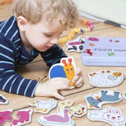 Puzzle duo animale salbatice, 13 modele, 2 piese 06