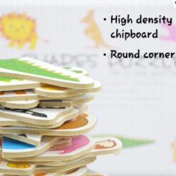 Puzzle duo animale salbatice, 13 modele, 2 piese 06