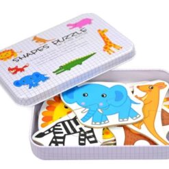 Puzzle duo animale salbatice, 13 modele, 2 piese 06