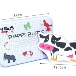 Puzzle duo animale salbatice, 13 modele, 2 piese 06