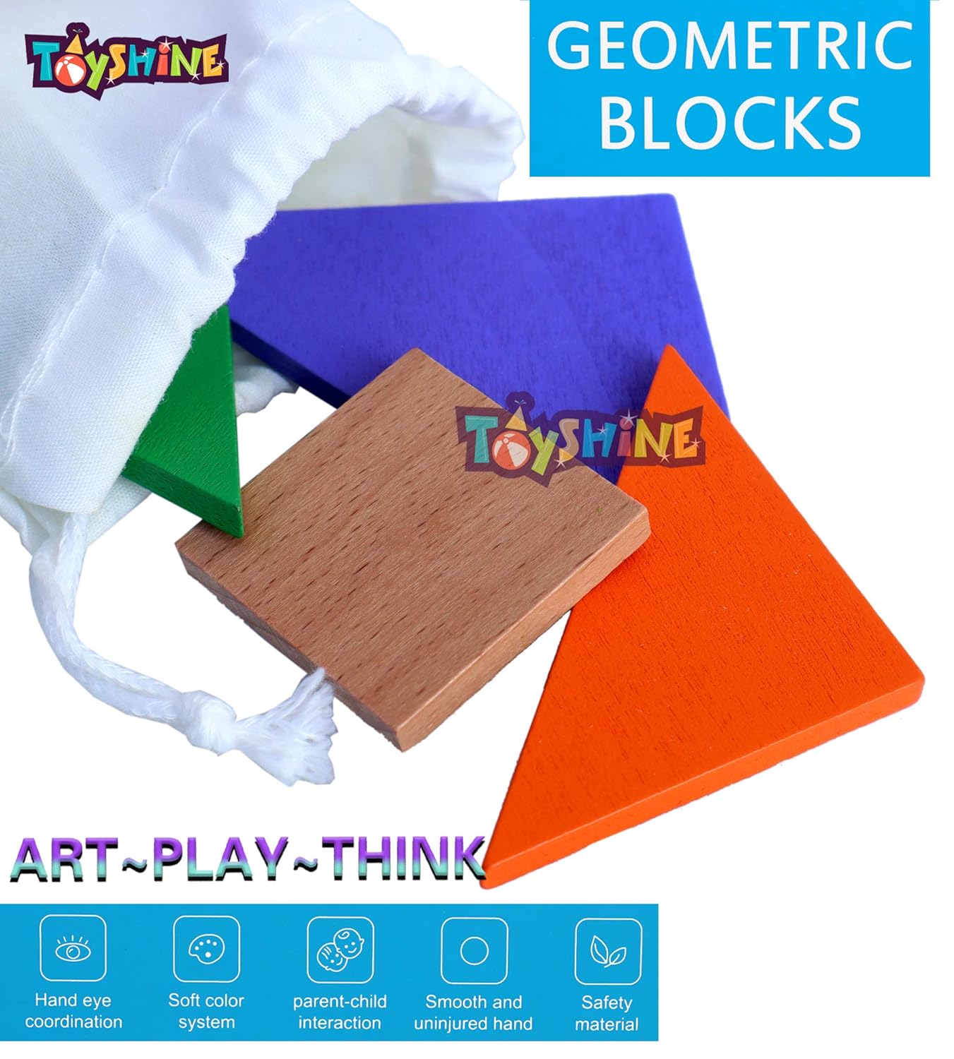 Puzzle forme geometrice, Tangram, 3 ani+ 05