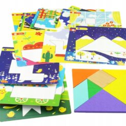 Puzzle forme geometrice, Tangram, 3 ani+ 05