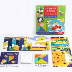 Puzzle forme geometrice, Tangram, 3 ani+ 05