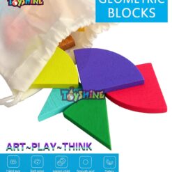 Puzzle forme geometrice, tip tangram, 3 ani+ 02