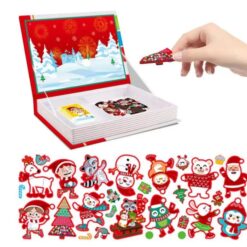 Puzzle magnetic-Carte educativa Craciun, 3 ani 01