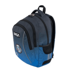 Ghiozdan St.Majewski St.Right Nasa, 3 compartimente, 2 buzunare, bleumarin, BP-26 / 653377