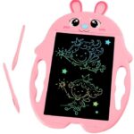 Tableta grafica pentru scris si desenat, 23 cm, Iepuras Roz