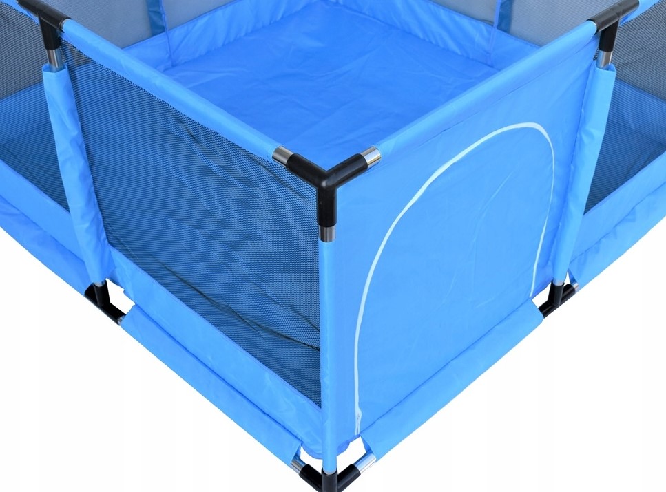 Tarc de joaca pentru copii,126cm x 126 cm, Albastru