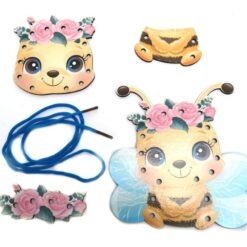 Joc de șnuruit, Albina, 3 ani, 14 cm