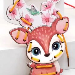 Joc de șnuruit, Caprioara, 3 ani, 14 cm 01