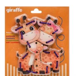 Joc de șnuruit, Girafa, 3 ani, 14 cm 01