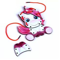 Joc de șnuruit, Unicorn, 3 ani, 14 cm 02