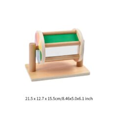 Joc de tip Montessori,Tambur cu bile, 6 luni+ 01