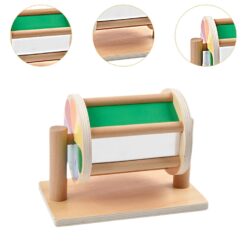 Joc de tip Montessori,Tambur cu bile, 6 luni+ 01