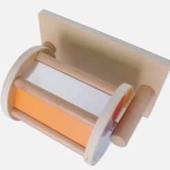 Joc de tip Montessori,Tambur cu bile, 6 luni+ 01