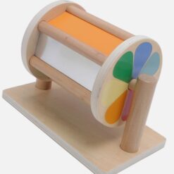 Joc de tip Montessori,Tambur cu bile, 6 luni+ 01